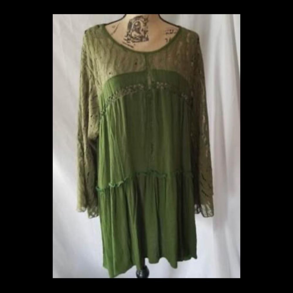 Anthropologie Tunic Blouse NWT Size M